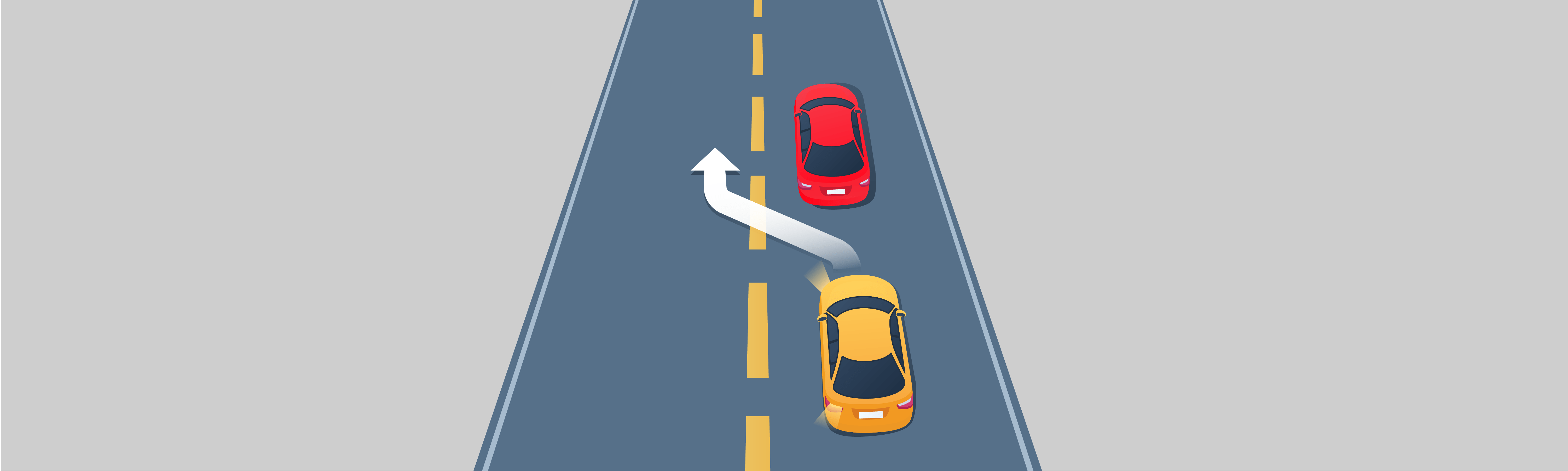 Changing positions - What should you do when a fast-moving vehicle wants to pass you?